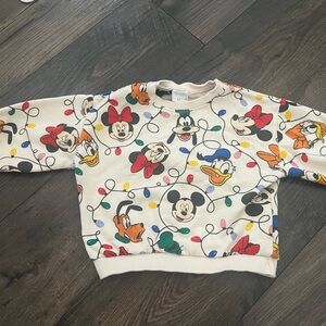 Mickey and friends Christmas Disney sweater x Zara